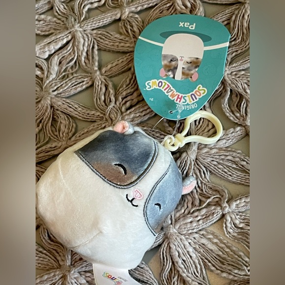 NWT Pax the Hamster Clip Squishmallows 3" - Picture 6 of 7